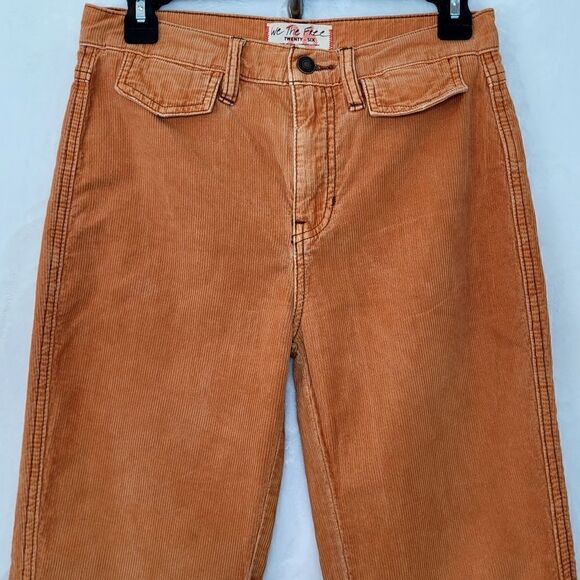 We The Free High Rise Straight Leg Corduroy Pants Size 26 - Picture 2 of 7